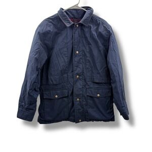 Pendleton Lobo Vintage 90s Jacket Women's Large Blue Utility Field Coat